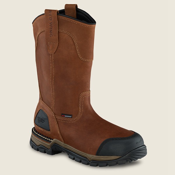 Botas de Seguridad Red Wing Hombre Marrom - Flexforce® - 11-Inch Waterproof Toe Pull-On - 675-TGVAJY